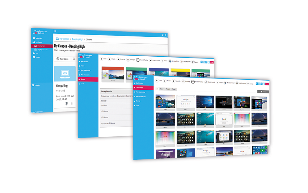 Seamlessly blend school and home learning experiences with classroom.cloud